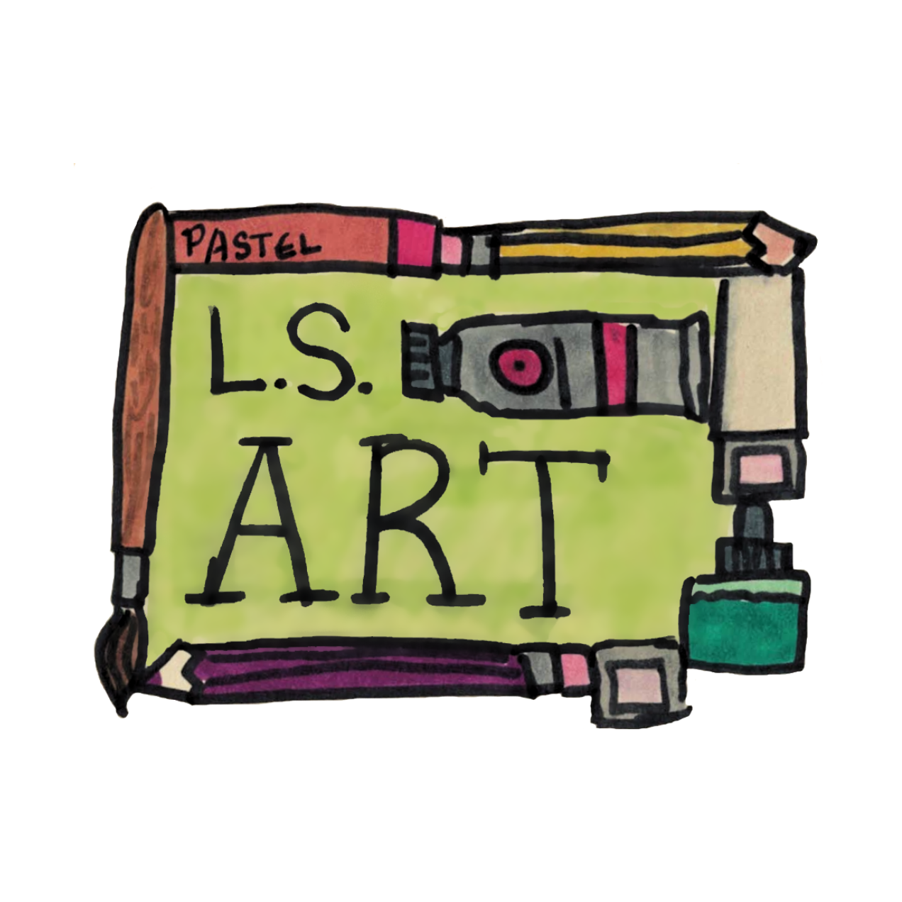 Spackalicious Designs Gallery Image, Links to information about the LS Art branding and website