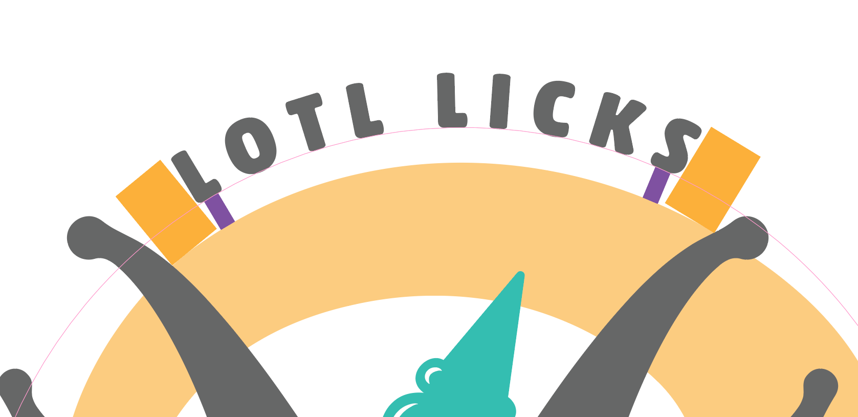 Lotl Licks Ice Cream Shoppe Logo Design Process