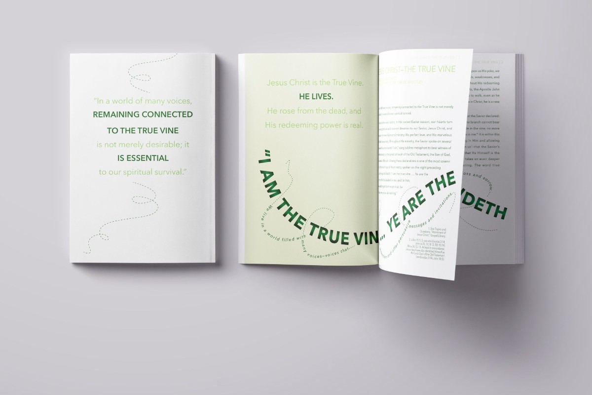Images from the Design Process to create a 7x10 Booklet of a Conference Talk